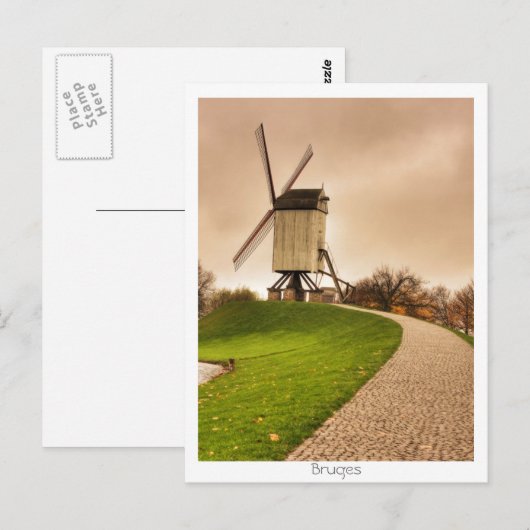 ブルージュ ポストカード (正面/裏面)