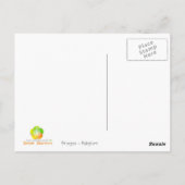 ブルージュ ポストカード (裏面)