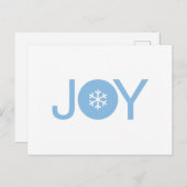 ブルージョイクリスマスポストカード ポストカード (正面/裏面)