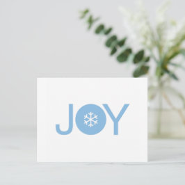 ブルージョイクリスマスポストカード ポストカード