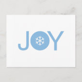 ブルージョイクリスマスポストカード ポストカード (正面)