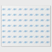 ブルージョイクリスマスラッピング紙 ラッピングペーパー (フラット)