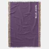 ブルージョンパープルカラー名 スローブランケット (正面縦)