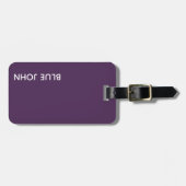 ブルージョンパープルカラー名 ラゲッジタグ (正面横)