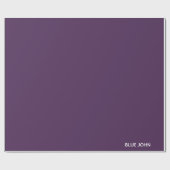 ブルージョンパープルカラー名 ラッピングペーパー (フラット)