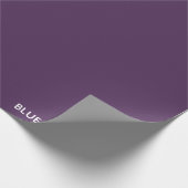 ブルージョンパープルカラー名 ラッピングペーパー (角)