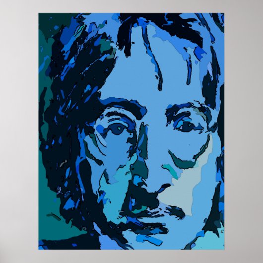 ブルージョン抽象芸術 ポスター (正面)