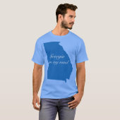 ブルージョージアが頭から離れない Tシャツ (正面フル)