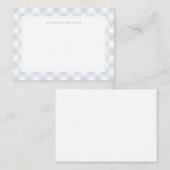 ブルージンガエレガントムプレイド先生 ノートカード (正面/裏面)