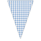 ブルージンガムパーティーピクニックバンティングバナー バンティングフラッグ (第2の旗)