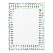 ブルージンジャージャースジャールジャートピアリーつる植物 テーブルクロス (正面)