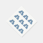 ブルージンジャージャーズ（犬）スタッフォードドッグ スタンダードカクテルナプキン (角)