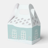 ブルージンジャーブレッドハウスクリスマスホリデーフェイスボックス フェイバーボックス (裏面サイド)