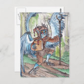 ブルージン語はがき ポストカード (正面/裏面)