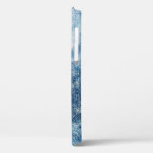 ブルージーンズのデニム、テクスチャ付き背景。 Case-Mate iPhoneケース (裏面 / 左)