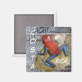 ブルージーンズカエルのカスタマイズ可能マグネット マグネット (正面/裏面)