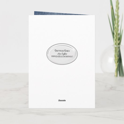 ブルージーンズダイエット勇気付けられる カード (裏面)