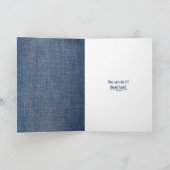 ブルージーンズダイエット勇気付けられる カード (内部)