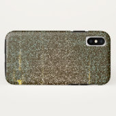 ブルージーンズテクスチャー（グランジ） Case-Mate iPhoneケース (裏面(横))