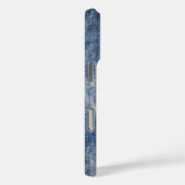 ブルージーンズデニムウォッシュアシッド効果の電話ケース Case-Mate iPhoneケース (裏面 / 右)