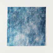 ブルージーンズデニム生地 タペストリー (正面(横))