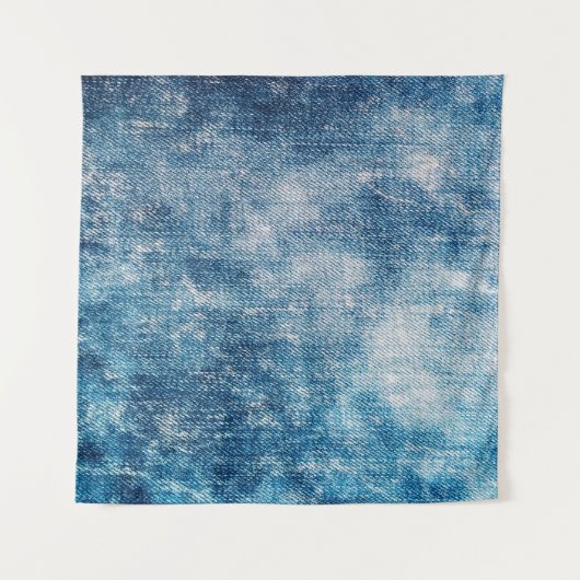 ブルージーンズデニム生地 タペストリー (正面)