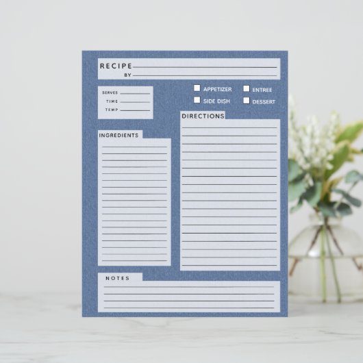 ブルージーンズレシピ (スタンド正面)