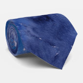 ブルージーンズレトロ絞り染め ネクタイ (ロール)