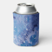 ブルージーンズレトロ絞り染め 缶クーラー (缶裏面)
