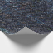 ブルージーンズヴィンテージデニム生地のテクスチャ ラッピングペーパー (角)