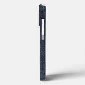 ブルージーンズヴィンテージデニム生地のテクスチャ Case-Mate iPhoneケース (裏面 / 左)