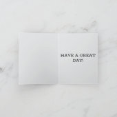 ブルージーンズ、ジーンズ衣服服カジュアルおもしろい カード (内部)