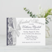 ブルージーンズ&ボウブライダルシャワー 招待状 (スタンド正面)