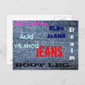 ブルージーンズ ポストカード (正面/裏面)