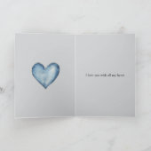 ブルージーン デニム ハーツ ラブ カード (内部)