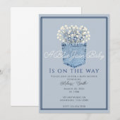 ブルージーン ベイビー 招待状 (正面/裏面)