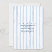 ブルージーン ベビー シャワー 招待状 (裏面)