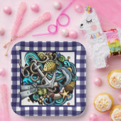 ブルージ航海のンガム紙プレート ペーパープレート (パーティー)