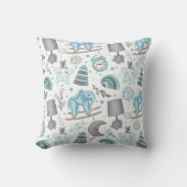 ブルースとグレースタイリッシュズ：子供部屋枕 クッション (正面)