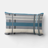 ブルースとグレーストライプズ ランバークッション (裏面)