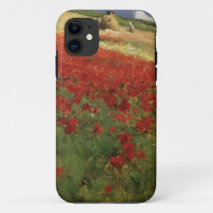 ブルースによって、ウィリアムブレアのケシのケシの赤はvinが開花します iPhone 11 ケース