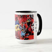 ブルースの味を生保き生きとさせる マグカップ (正面右)