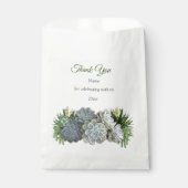 ブルースの多肉的な淡い色の色合い フェイバーバッグ (正面)