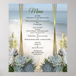 ブルースの多肉的な淡い色の色合い ポスター