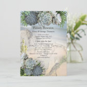 ブルースの多肉的淡い色のな懇親会 招待状 (スタンド正面)