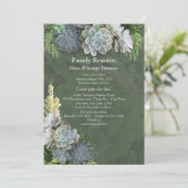 ブルースの多肉的淡い色のな懇親会 招待状 (スタンド正面)