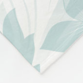 ブルースの微妙なフローラ フリースブランケット (角)