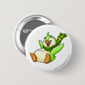 ブルースの緑 缶バッジ (正面&裏面)