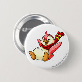 ブルースの赤 缶バッジ (正面&裏面)