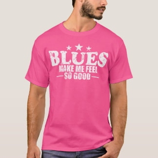 ブルースは私を良感じい音楽トランペットにする Tシャツ